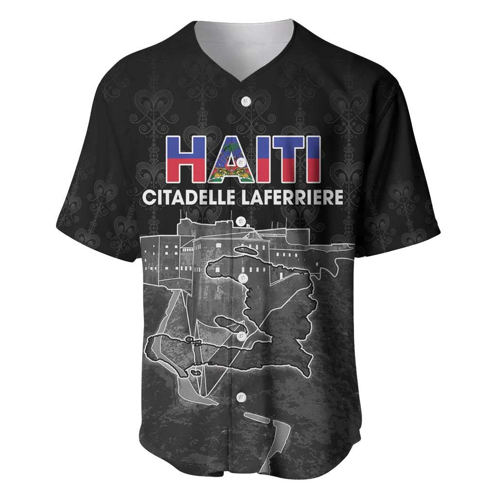 Haiti Citadelle Laferriere Personalized Baseball Jersey Haitian Heritage Veve Vodou - Wonder Print Shop