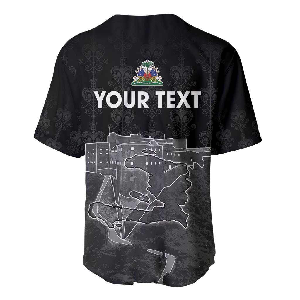Haiti Citadelle Laferriere Personalized Baseball Jersey Haitian Heritage Veve Vodou - Wonder Print Shop