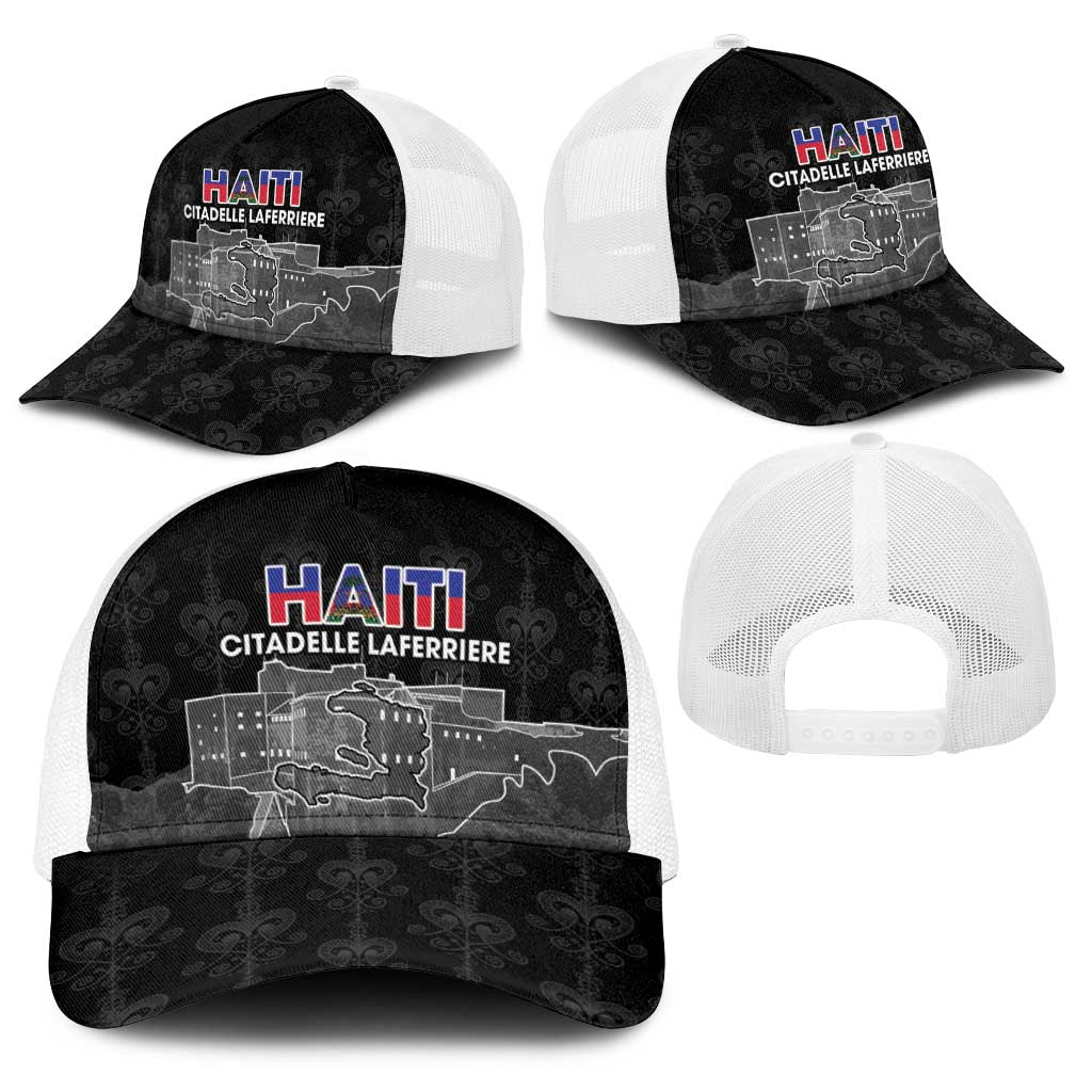 Haiti Citadelle Laferriere Baseball Net Cap Haitian Heritage Veve Vodou - Wonder Print Shop