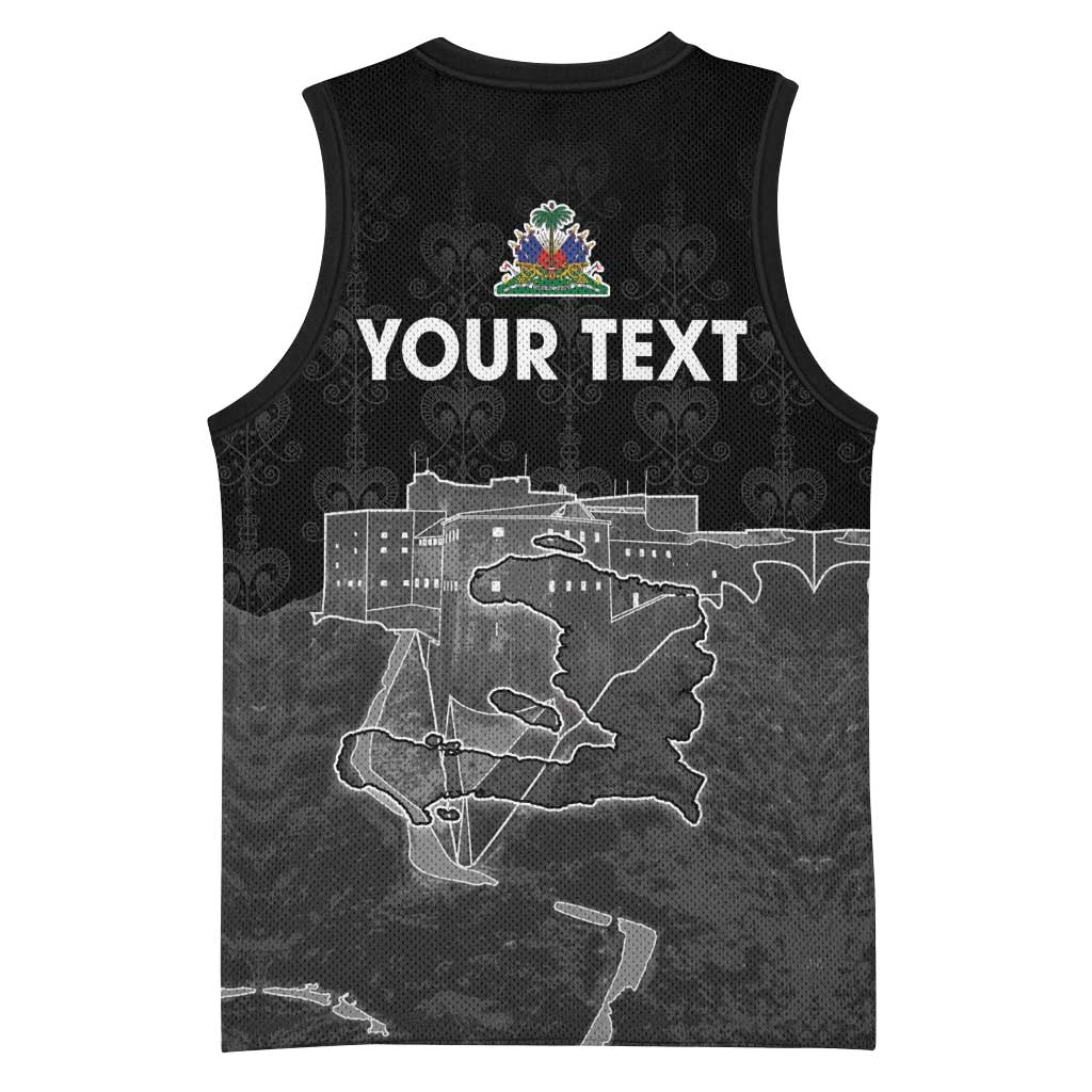 Haiti Citadelle Laferriere Personalized Basketball Jersey Haitian Heritage Veve Vodou - Wonder Print Shop