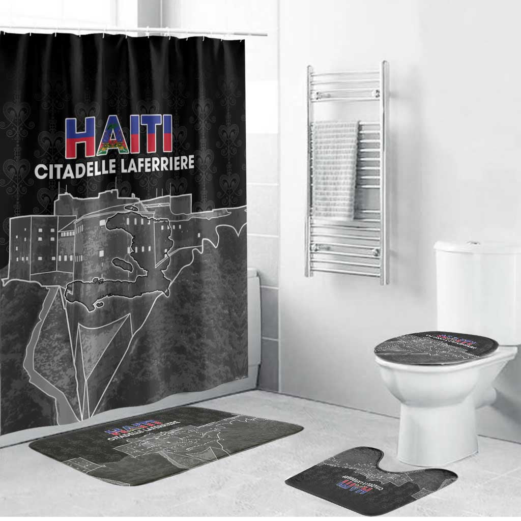 Haiti Citadelle Laferriere Bathroom Set Haitian Heritage Veve Vodou - Wonder Print Shop