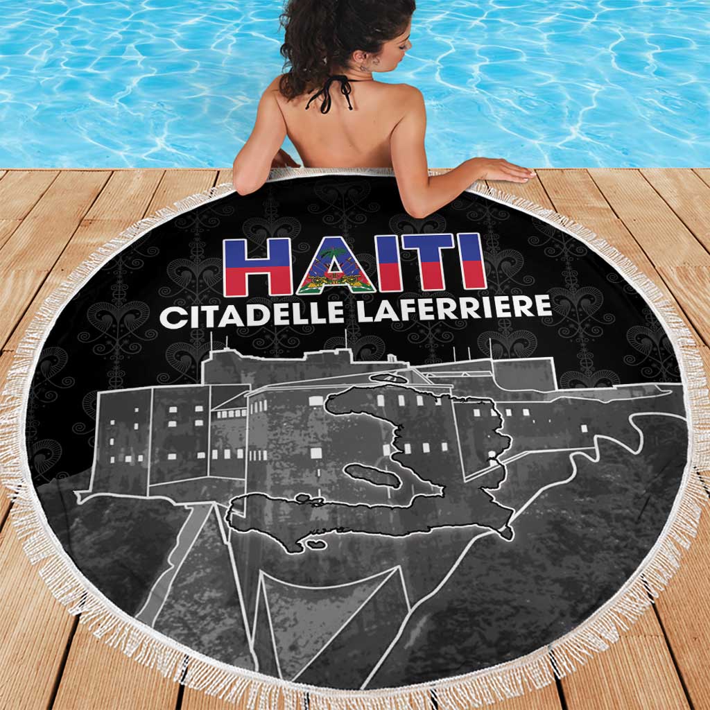 Haiti Citadelle Laferriere Beach Blanket Haitian Heritage Veve Vodou - Wonder Print Shop