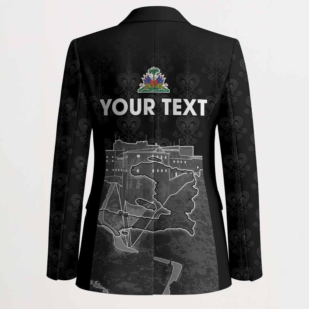 Haiti Citadelle Laferriere Personalized Blazer Haitian Heritage Veve Vodou - Wonder Print Shop