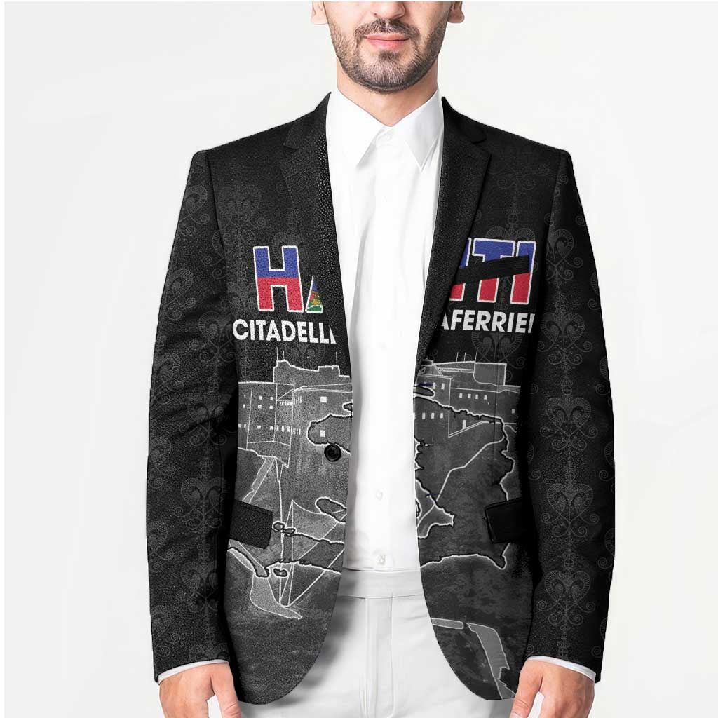 Haiti Citadelle Laferriere Personalized Blazer Haitian Heritage Veve Vodou - Wonder Print Shop