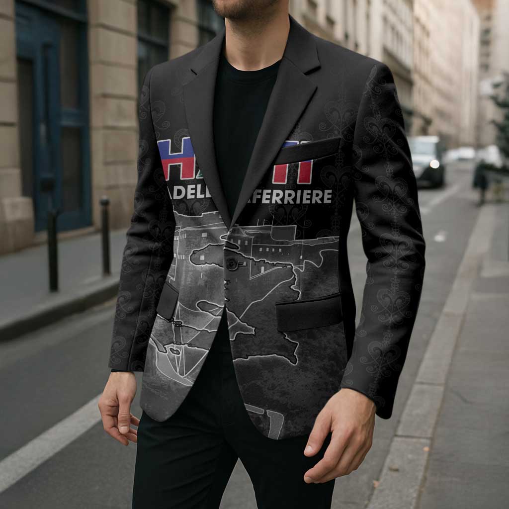 Haiti Citadelle Laferriere Personalized Blazer Haitian Heritage Veve Vodou - Wonder Print Shop