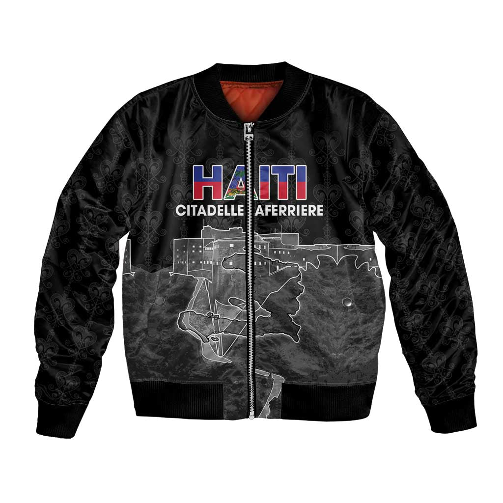 Haiti Citadelle Laferriere Personalized Bomber Jacket Haitian Heritage Veve Vodou - Wonder Print Shop