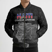 Haiti Citadelle Laferriere Personalized Bomber Puffer Jacket Haitian Heritage Veve Vodou - Wonder Print Shop