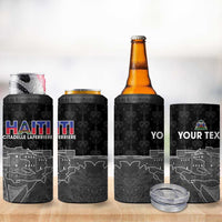 Haiti Citadelle Laferriere Personalized 4 in 1 Can Cooler Tumbler Haitian Heritage Veve Vodou - Wonder Print Shop