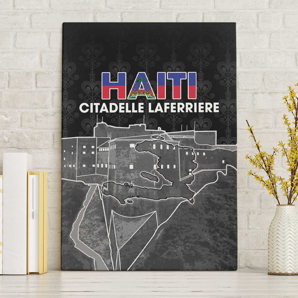 Haiti Citadelle Laferriere Canvas Wall Art Haitian Heritage Veve Vodou - Wonder Print Shop