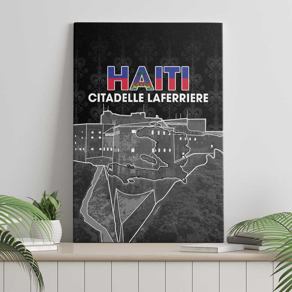 Haiti Citadelle Laferriere Canvas Wall Art Haitian Heritage Veve Vodou - Wonder Print Shop