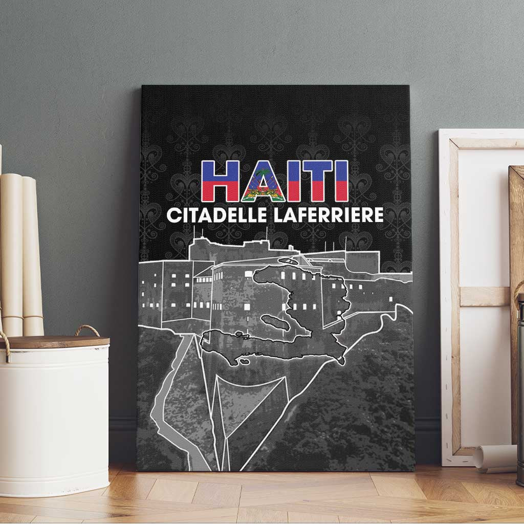 Haiti Citadelle Laferriere Canvas Wall Art Haitian Heritage Veve Vodou - Wonder Print Shop