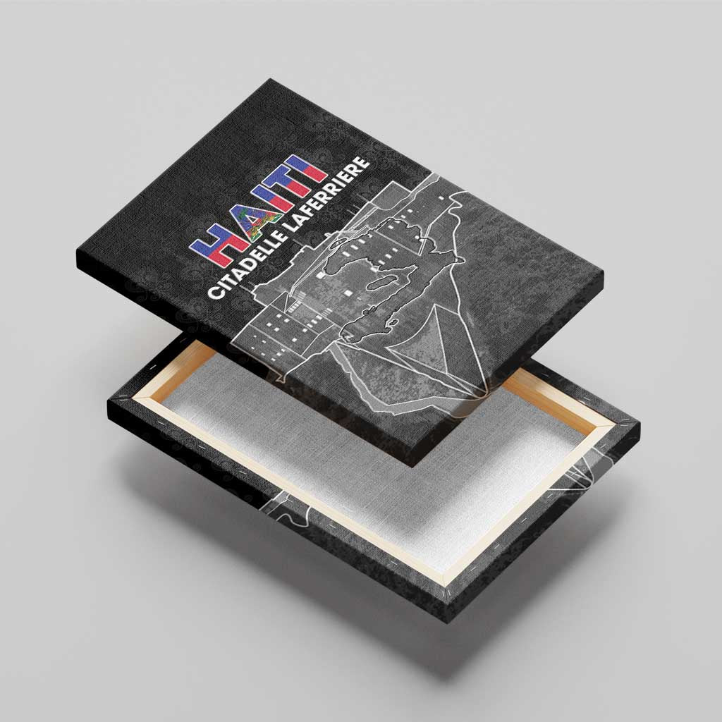 Haiti Citadelle Laferriere Canvas Wall Art Haitian Heritage Veve Vodou - Wonder Print Shop