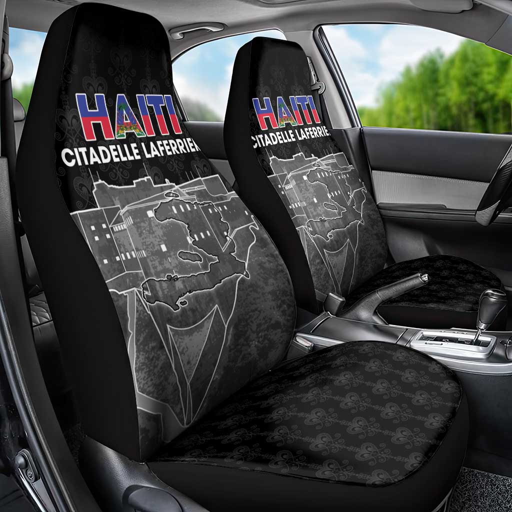 Haiti Citadelle Laferriere Car Seat Cover Haitian Heritage Veve Vodou - Wonder Print Shop