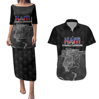 Haiti Citadelle Laferriere Personalized Couples Matching Puletasi and Hawaiian Shirt Haitian Heritage Veve Vodou - Wonder Print Shop
