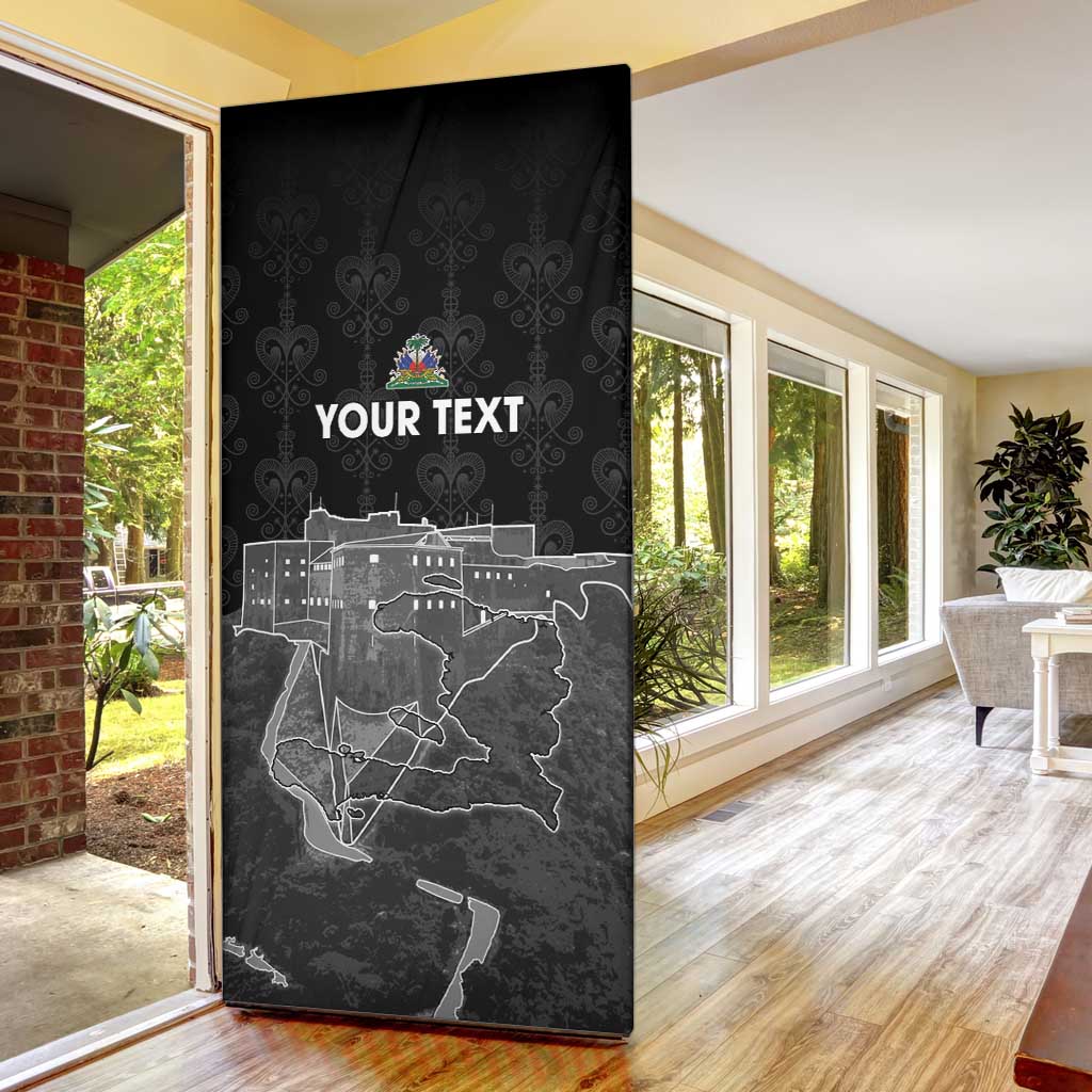 Haiti Citadelle Laferriere Personalized Door Cover Haitian Heritage Veve Vodou - Wonder Print Shop