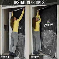 Haiti Citadelle Laferriere Personalized Door Cover Haitian Heritage Veve Vodou - Wonder Print Shop