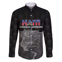 Haiti Citadelle Laferriere Personalized Family Matching Short Sleeve Bodycon Dress and Hawaiian Shirt Haitian Heritage Veve Vodou - Wonder Print Shop