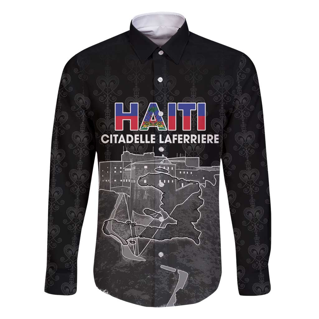 Haiti Citadelle Laferriere Personalized Family Matching Summer Maxi Dress and Hawaiian Shirt Haitian Heritage Veve Vodou - Wonder Print Shop