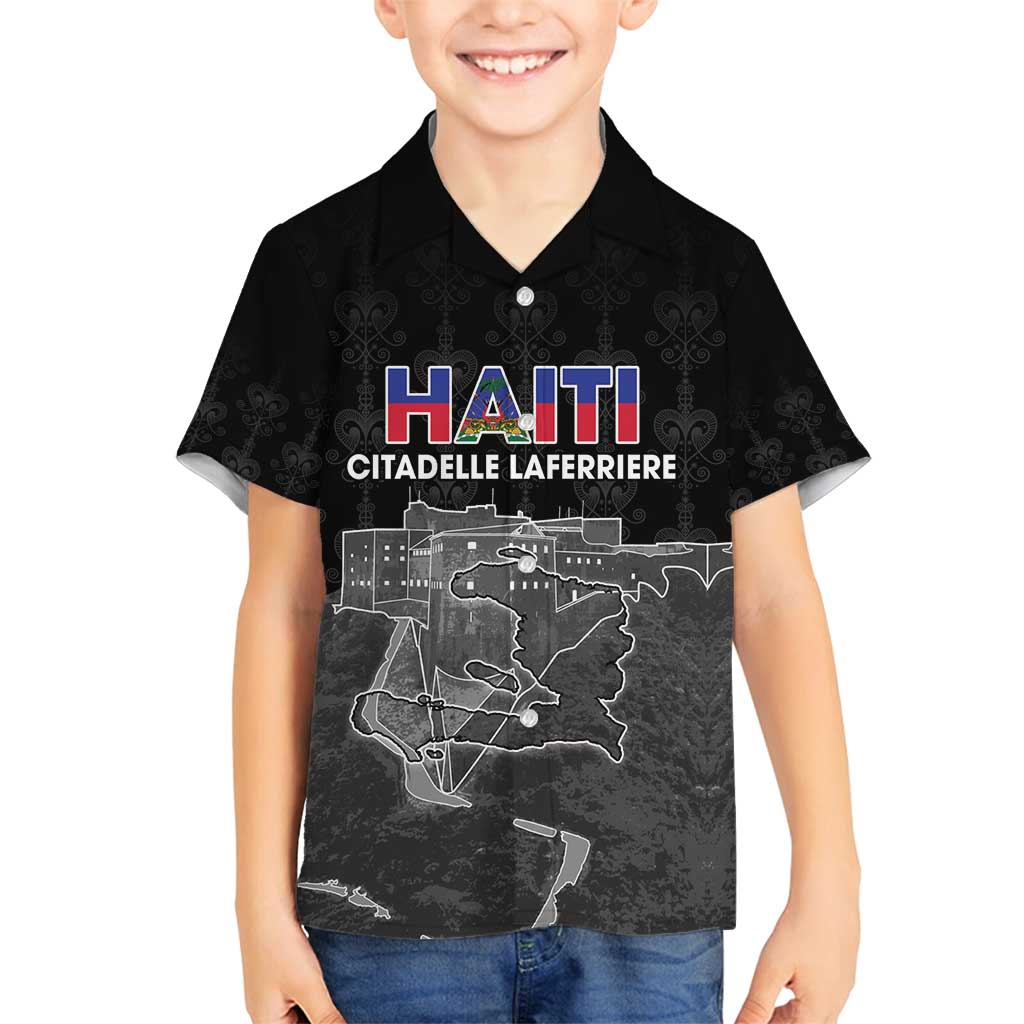 Haiti Citadelle Laferriere Personalized Family Matching Summer Maxi Dress and Hawaiian Shirt Haitian Heritage Veve Vodou - Wonder Print Shop