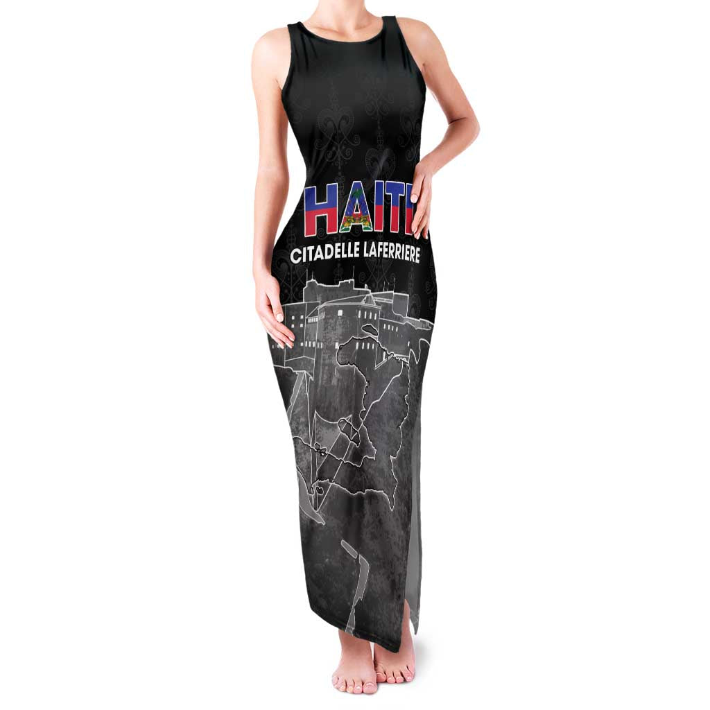 Haiti Citadelle Laferriere Personalized Family Matching Tank Maxi Dress and Hawaiian Shirt Haitian Heritage Veve Vodou - Wonder Print Shop