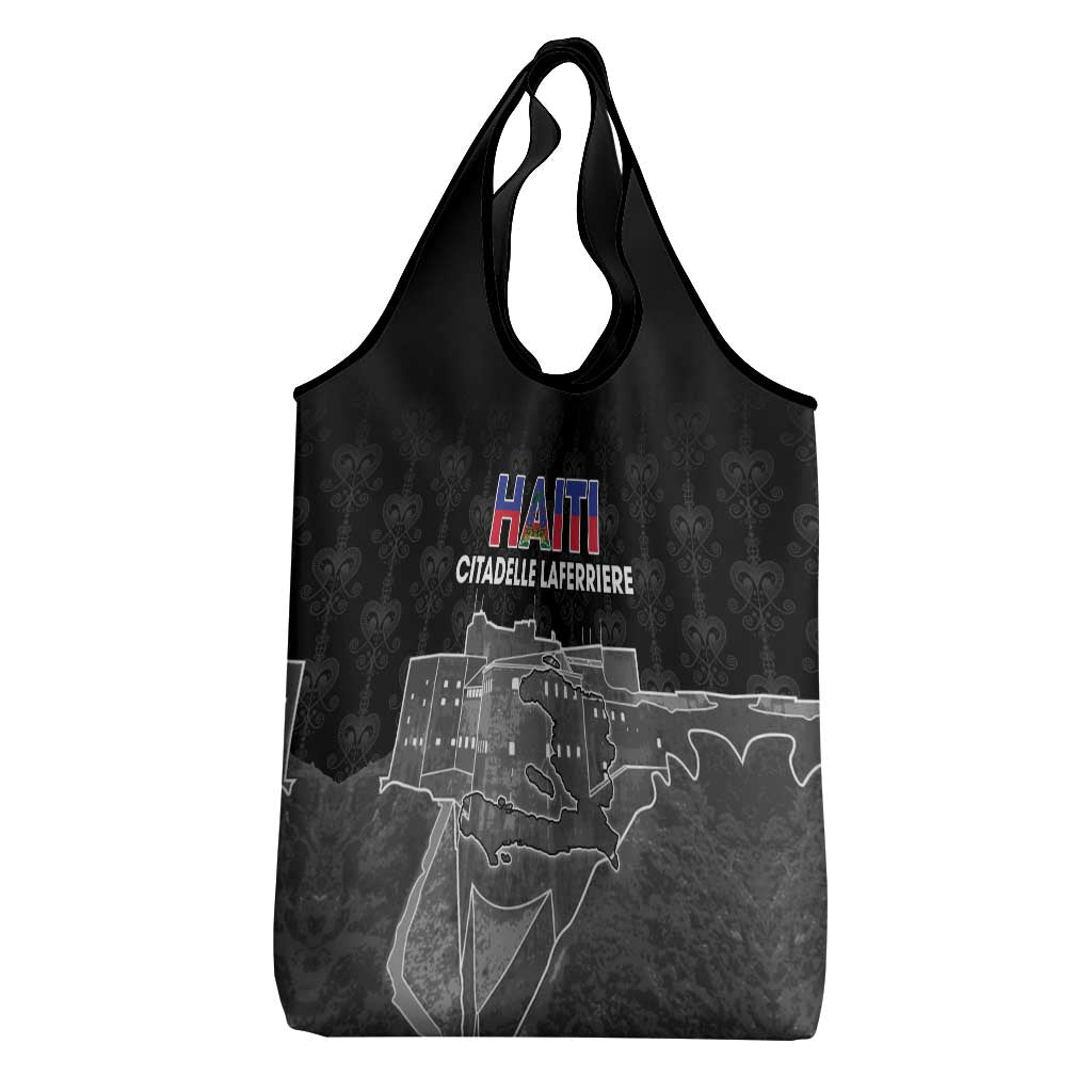 Haiti Citadelle Laferriere Grocery Bag Haitian Heritage Veve Vodou - Wonder Print Shop