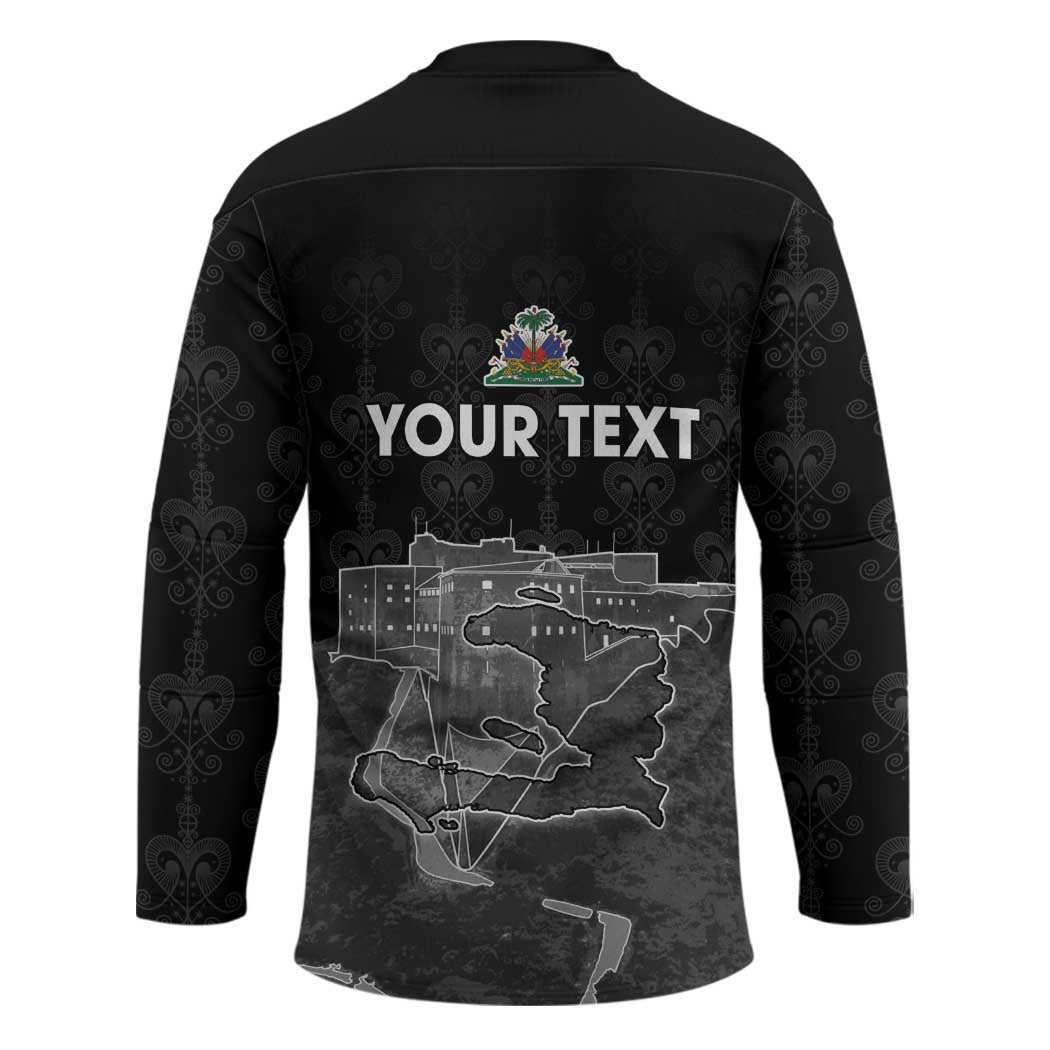 Haiti Citadelle Laferriere Personalized Hockey Jersey Haitian Heritage Veve Vodou - Wonder Print Shop