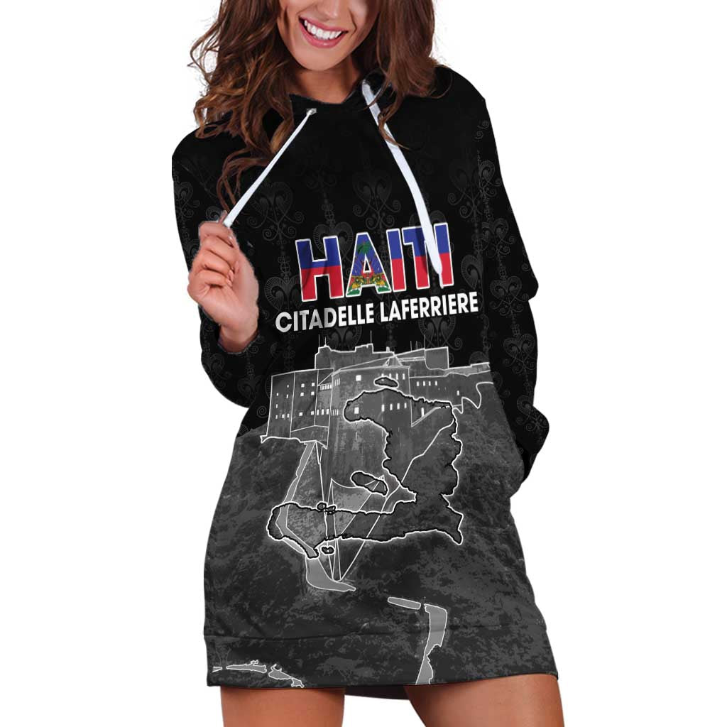 Haiti Citadelle Laferriere Personalized Hoodie Dress Haitian Heritage Veve Vodou - Wonder Print Shop