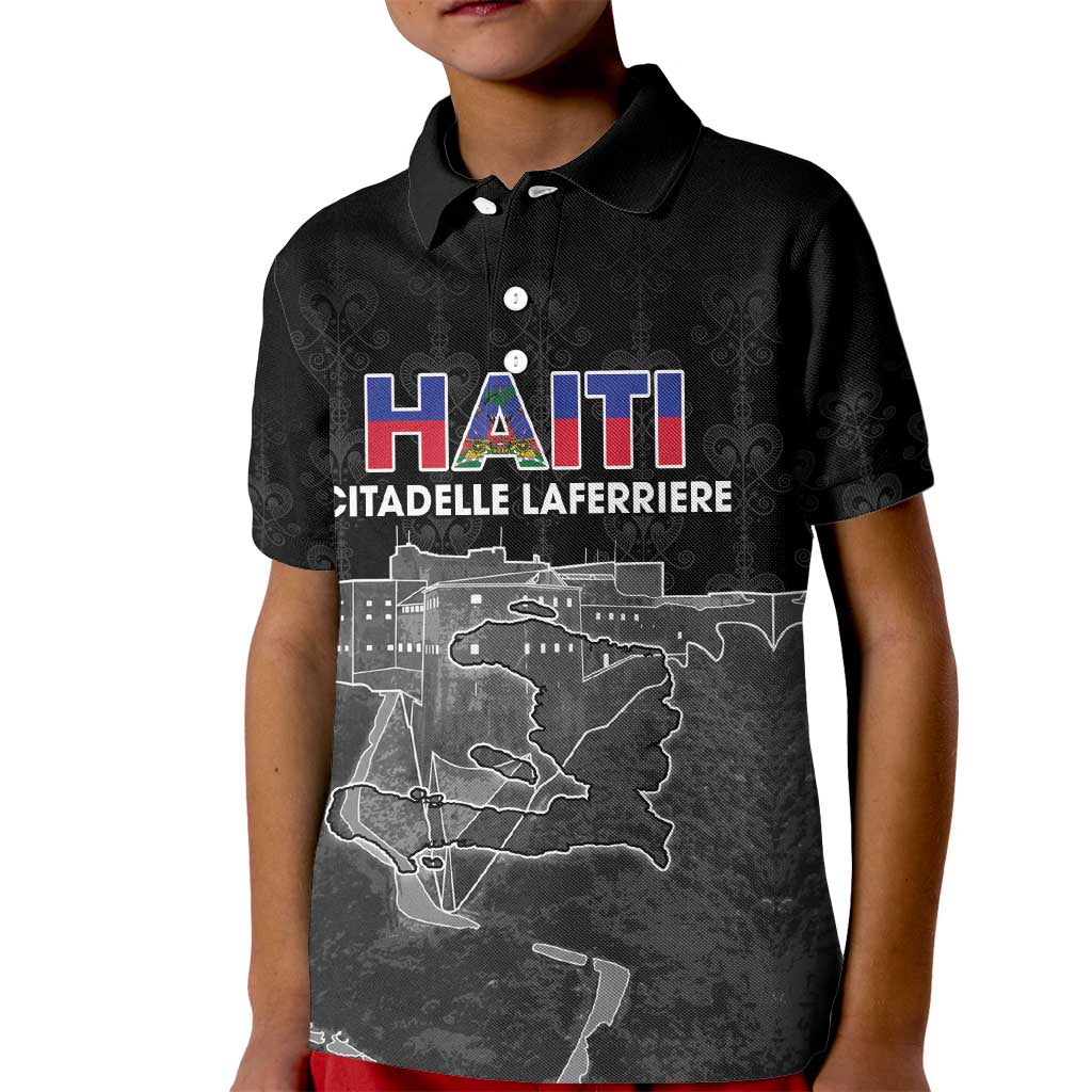 Haiti Citadelle Laferriere Personalized Kid Polo Shirt Haitian Heritage Veve Vodou - Wonder Print Shop