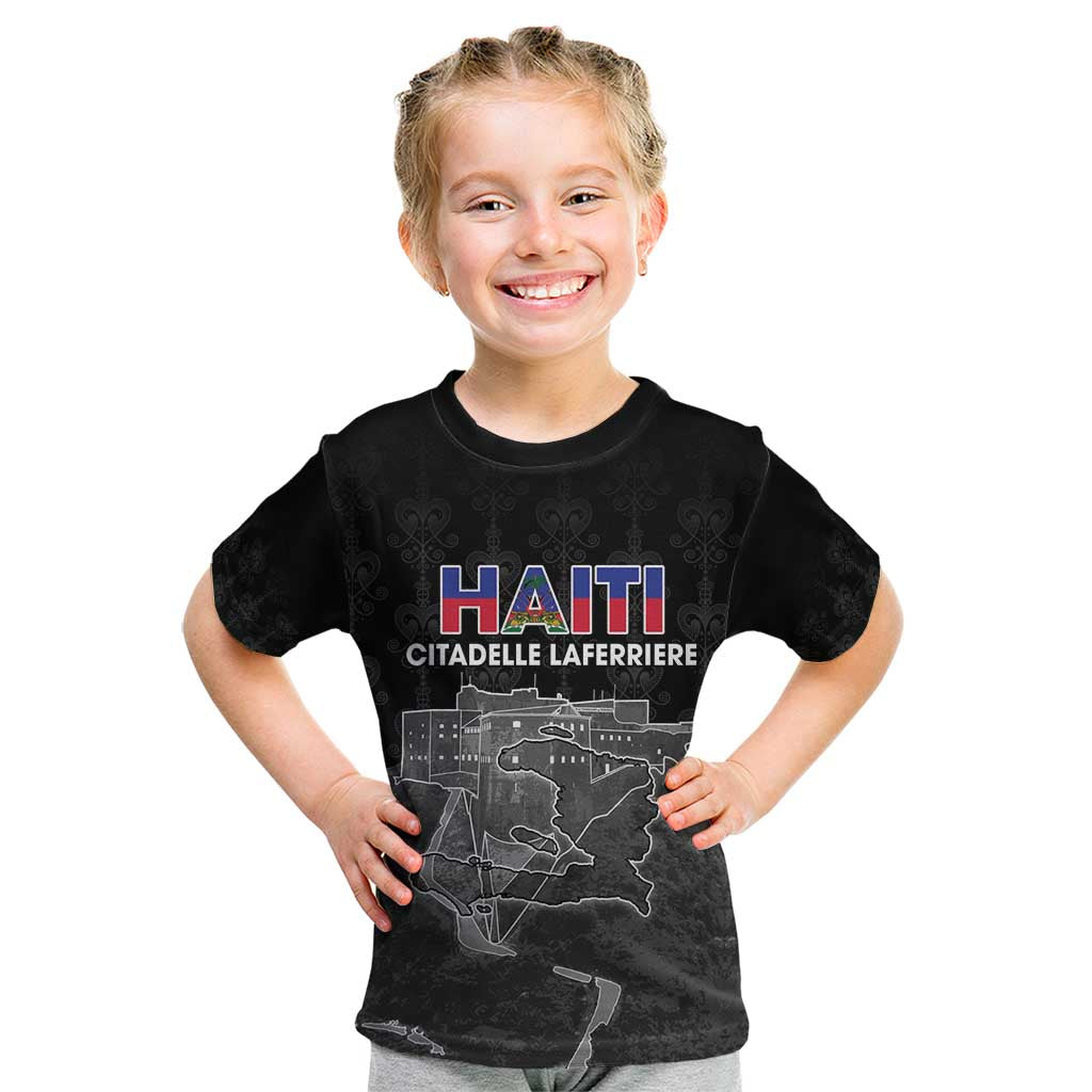 Haiti Citadelle Laferriere Personalized Kid T Shirt Haitian Heritage Veve Vodou - Wonder Print Shop