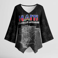 Haiti Citadelle Laferriere Personalized Kimono Sleeve Blouse Haitian Heritage Veve Vodou - Wonder Print Shop