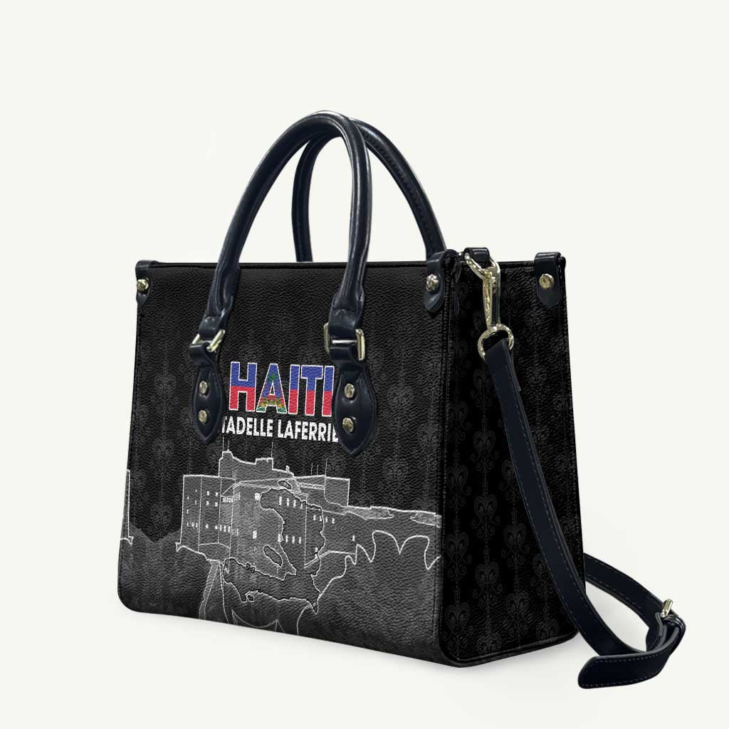 Haiti Citadelle Laferriere Leather Bag Haitian Heritage Veve Vodou - Wonder Print Shop