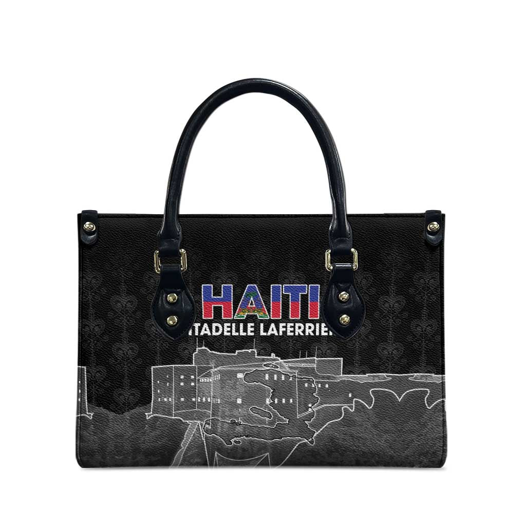 Haiti Citadelle Laferriere Leather Bag Haitian Heritage Veve Vodou - Wonder Print Shop
