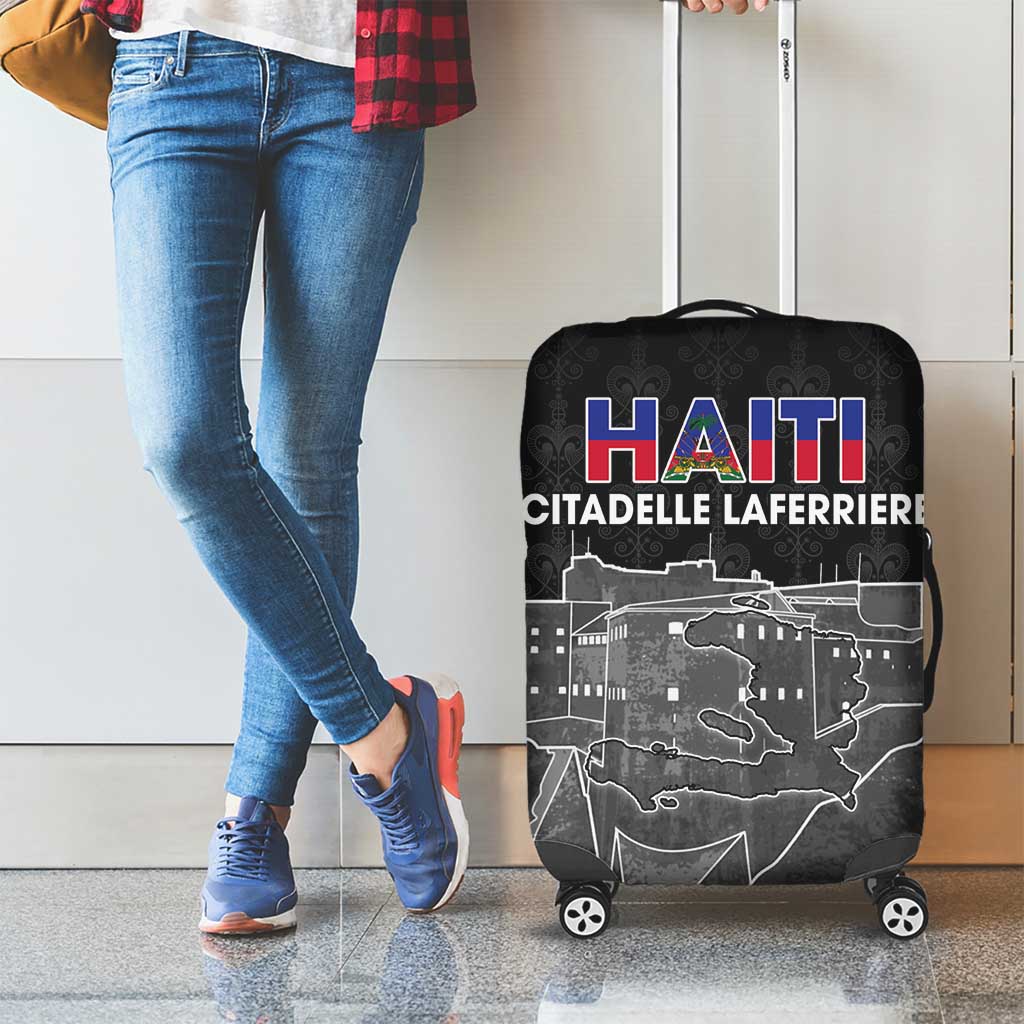 Haiti Citadelle Laferriere Luggage Cover Haitian Heritage Veve Vodou - Wonder Print Shop