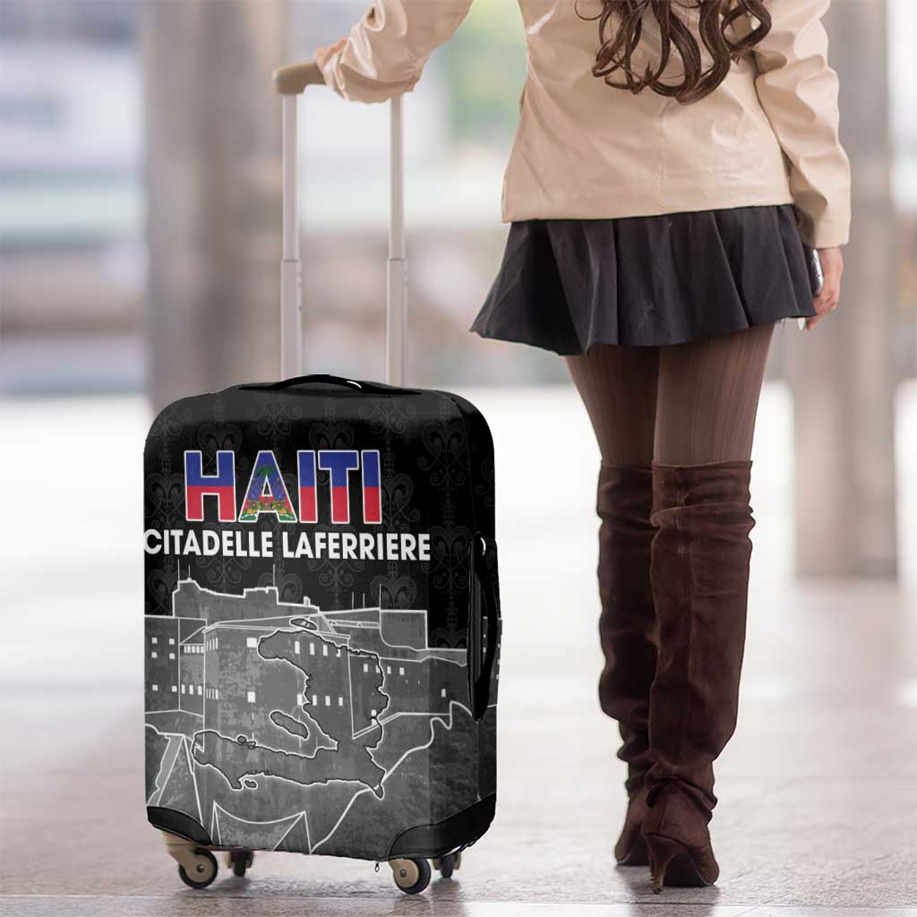 Haiti Citadelle Laferriere Luggage Cover Haitian Heritage Veve Vodou - Wonder Print Shop