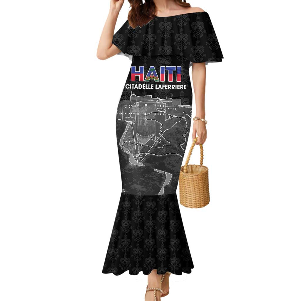 Haiti Citadelle Laferriere Personalized Mermaid Dress Haitian Heritage Veve Vodou - Wonder Print Shop
