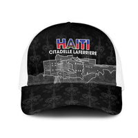 Haiti Citadelle Laferriere Mesh Trucker Cap Haitian Heritage Veve Vodou - Wonder Print Shop