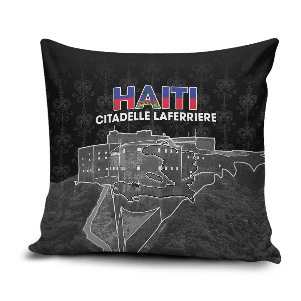 Haiti Citadelle Laferriere Pillow Cover Haitian Heritage Veve Vodou - Wonder Print Shop