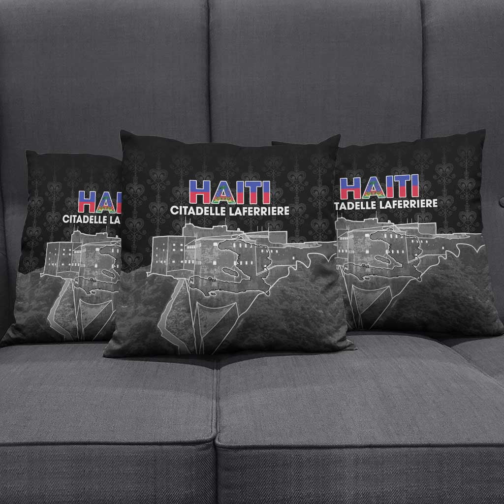 Haiti Citadelle Laferriere Pillow Cover Haitian Heritage Veve Vodou - Wonder Print Shop