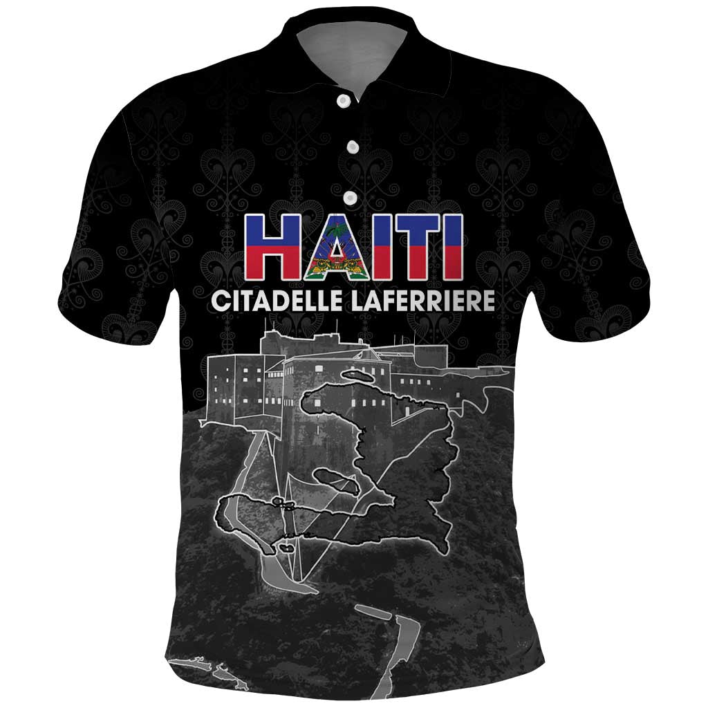 Haiti Citadelle Laferriere Personalized Polo Shirt Haitian Heritage Veve Vodou - Wonder Print Shop