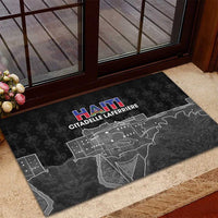 Haiti Citadelle Laferriere Rubber Doormat Haitian Heritage Veve Vodou - Wonder Print Shop