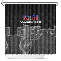 Haiti Citadelle Laferriere Shower Curtain Haitian Heritage Veve Vodou - Wonder Print Shop