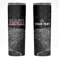 Haiti Citadelle Laferriere Personalized Skinny Tumbler Haitian Heritage Veve Vodou - Wonder Print Shop