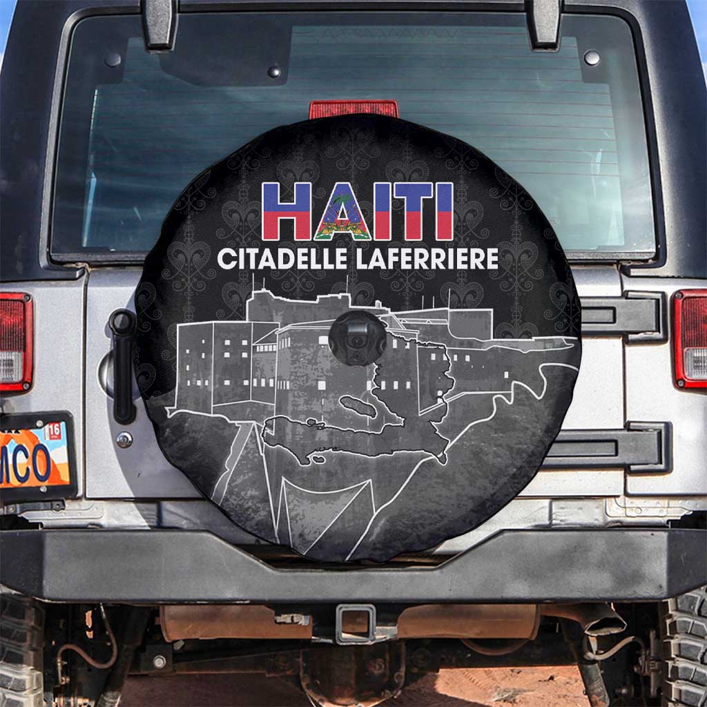 Haiti Citadelle Laferriere Spare Tire Cover Haitian Heritage Veve Vodou - Wonder Print Shop
