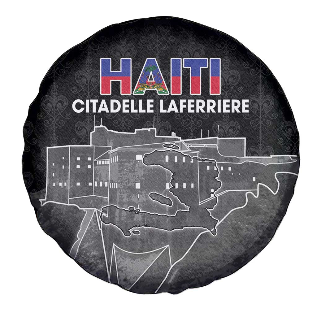 Haiti Citadelle Laferriere Spare Tire Cover Haitian Heritage Veve Vodou - Wonder Print Shop