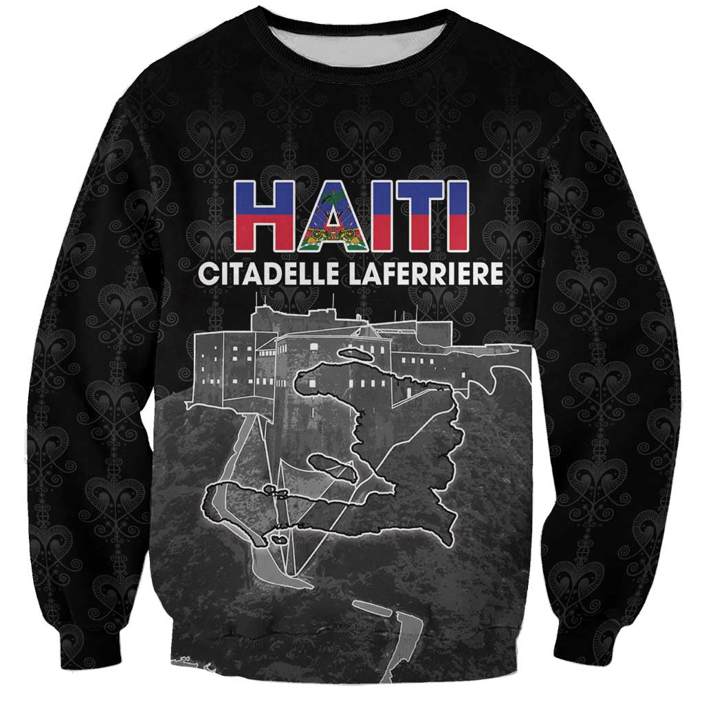 Haiti Citadelle Laferriere Personalized Sweatshirt Haitian Heritage Veve Vodou - Wonder Print Shop