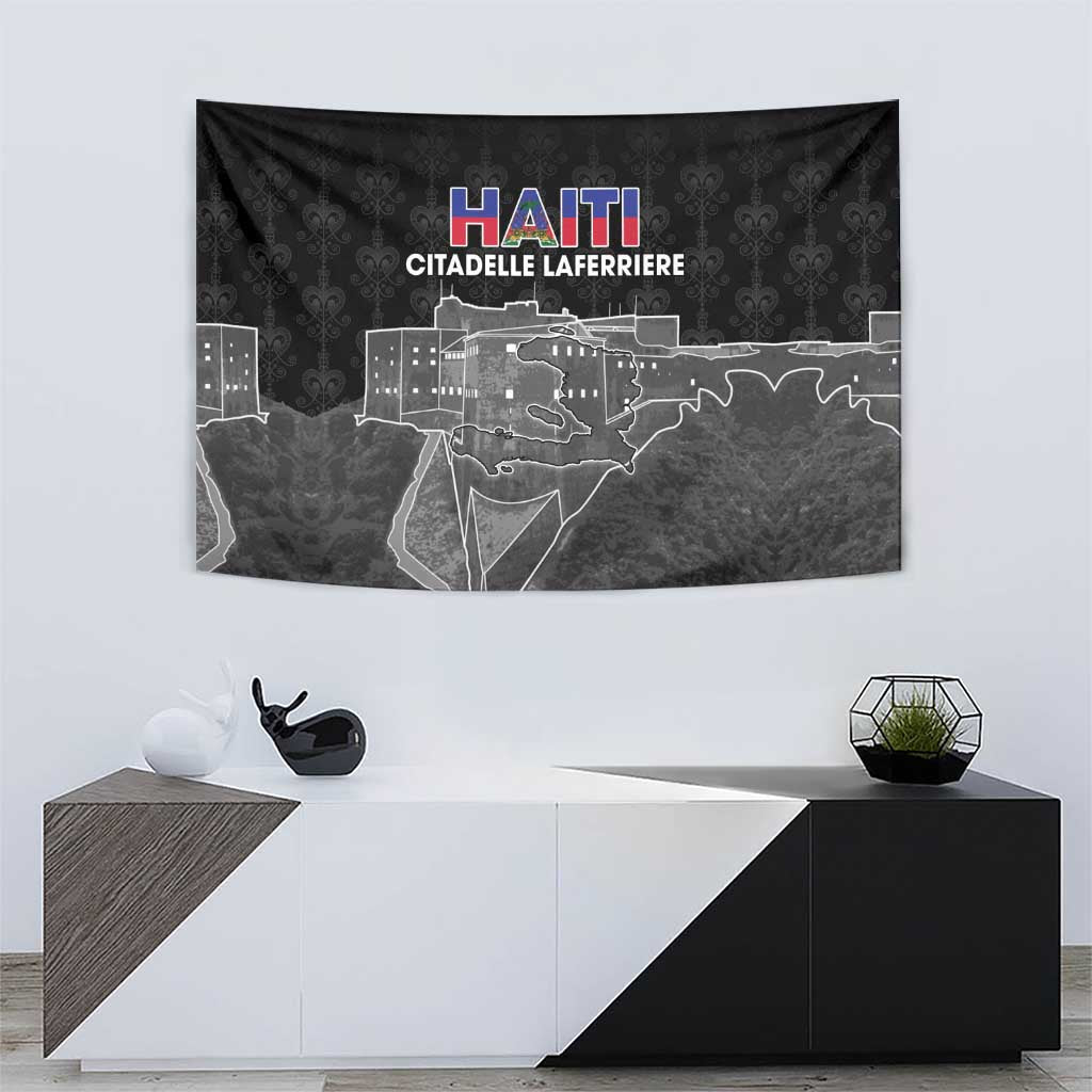 Haiti Citadelle Laferriere Tapestry Haitian Heritage Veve Vodou - Wonder Print Shop