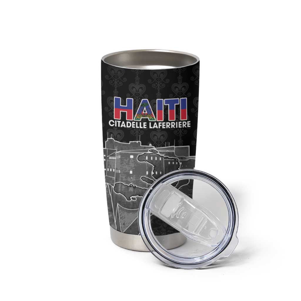 Haiti Citadelle Laferriere Personalized Tumbler Cup Haitian Heritage Veve Vodou - Wonder Print Shop