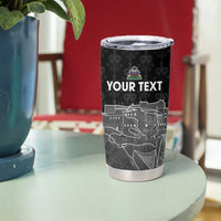 Haiti Citadelle Laferriere Personalized Tumbler Cup Haitian Heritage Veve Vodou - Wonder Print Shop