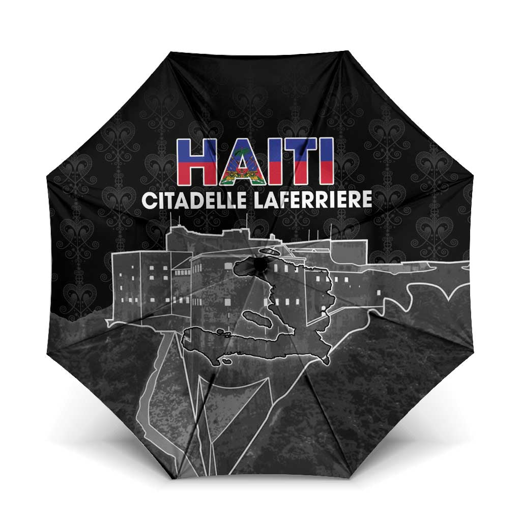 Haiti Citadelle Laferriere Umbrella Haitian Heritage Veve Vodou - Wonder Print Shop