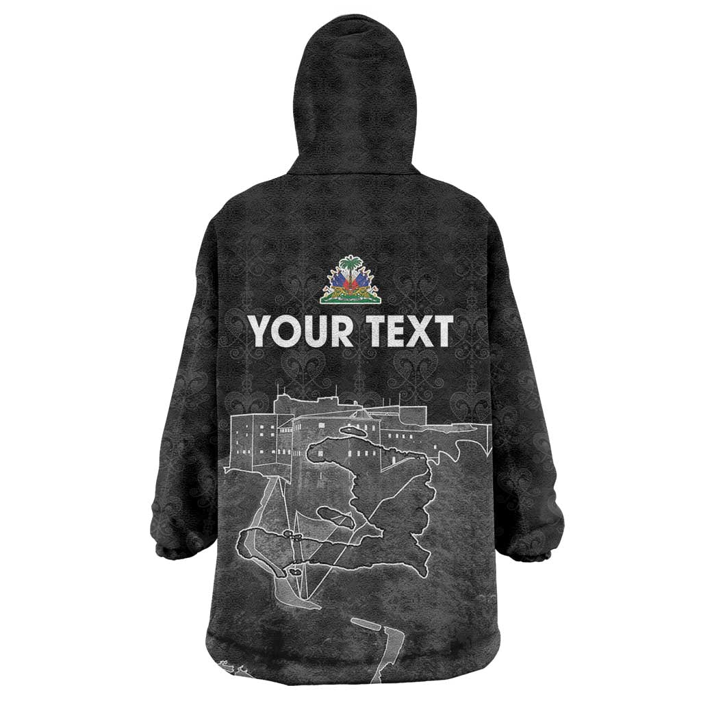 Haiti Citadelle Laferriere Personalized Wearable Blanket Hoodie Haitian Heritage Veve Vodou - Wonder Print Shop
